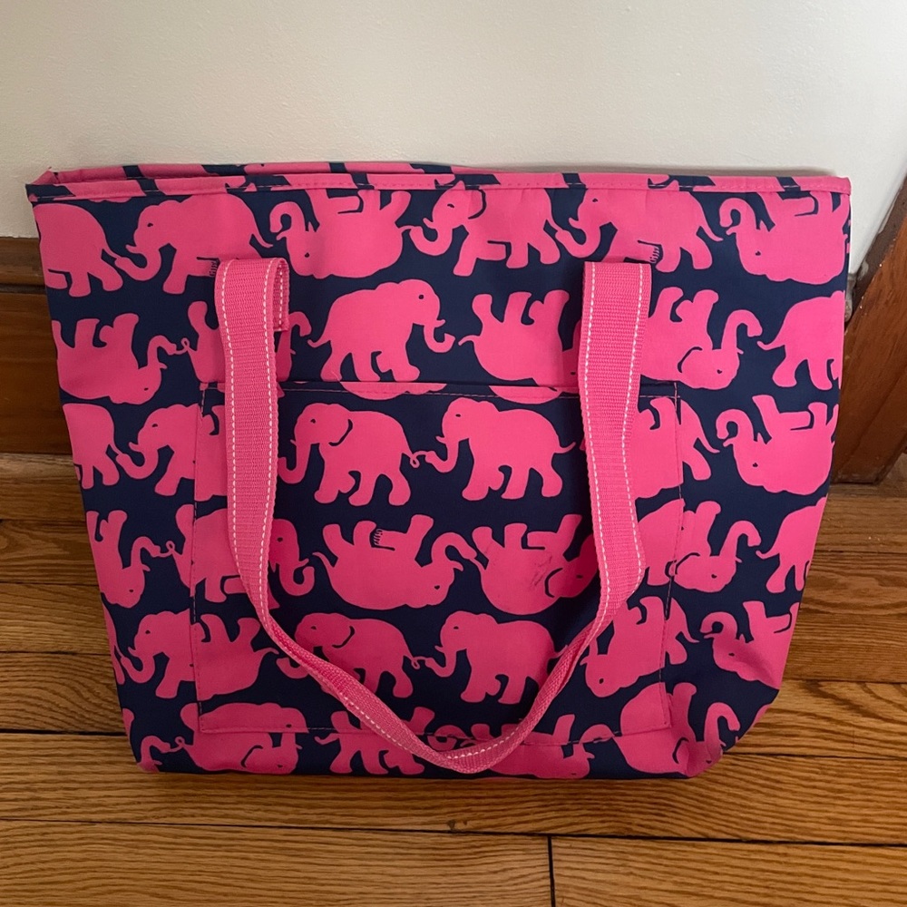 Lilly Pulitzer Elephant tote bag